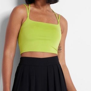 Final Drop! 🔥 Express super soft body contour tank in neon green. NWT